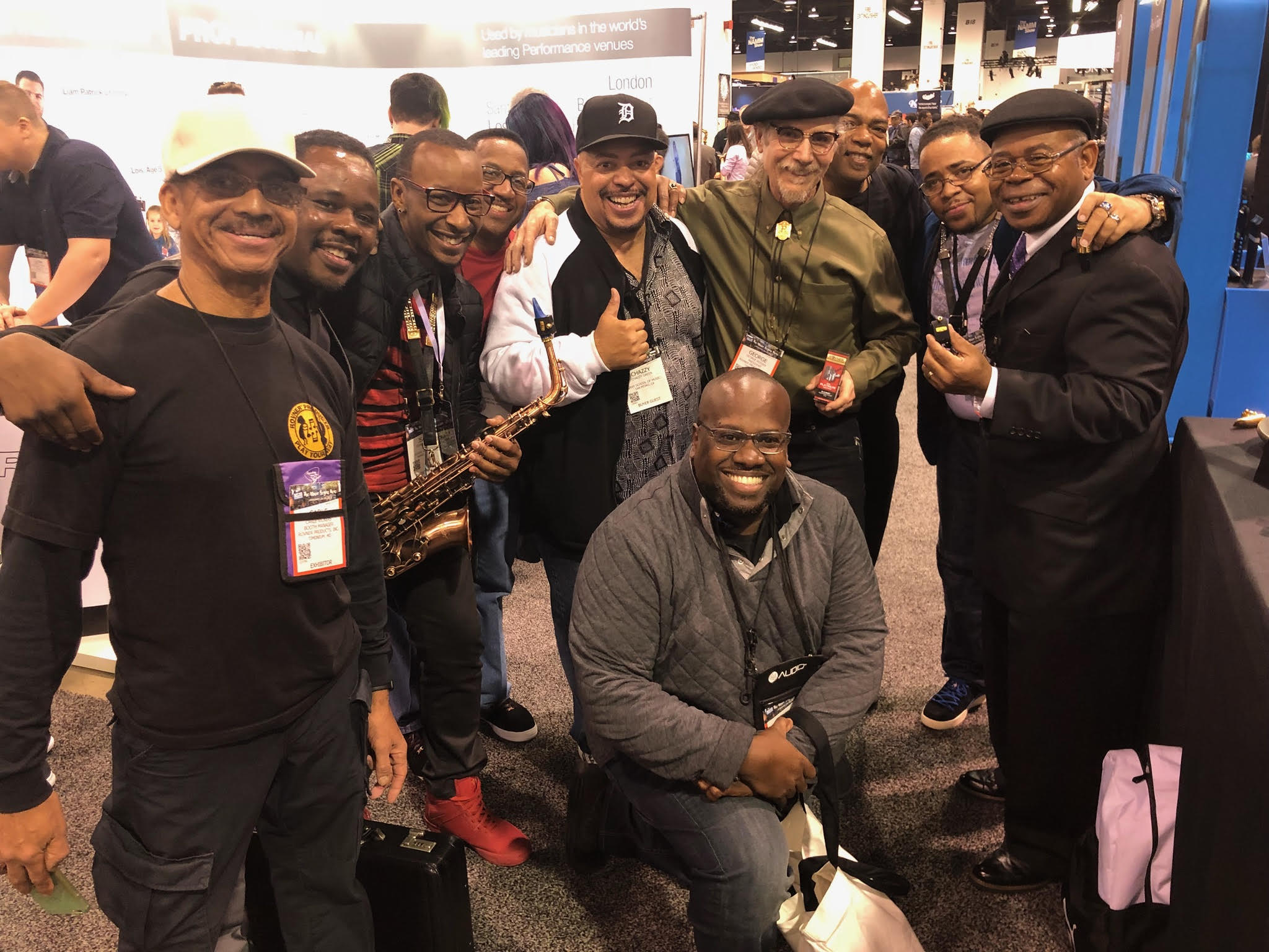 Rovnver Booth_Sax & Flute Friends @ NAMM _Anaheim Convention Center - Sun. 1.28.18